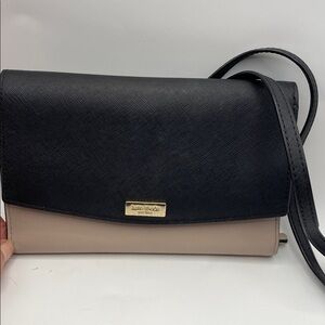 Kate Spade Brown/Black Leather Crossbody
